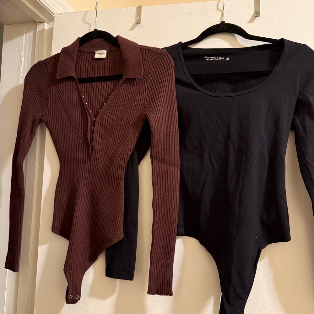Abercrombie & Fitch Brown and Black Bodysuits Bundle